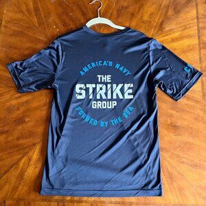 US Navy Forged By The Sea Dri Fit Type T-Shirt Mens S- America's NAVY